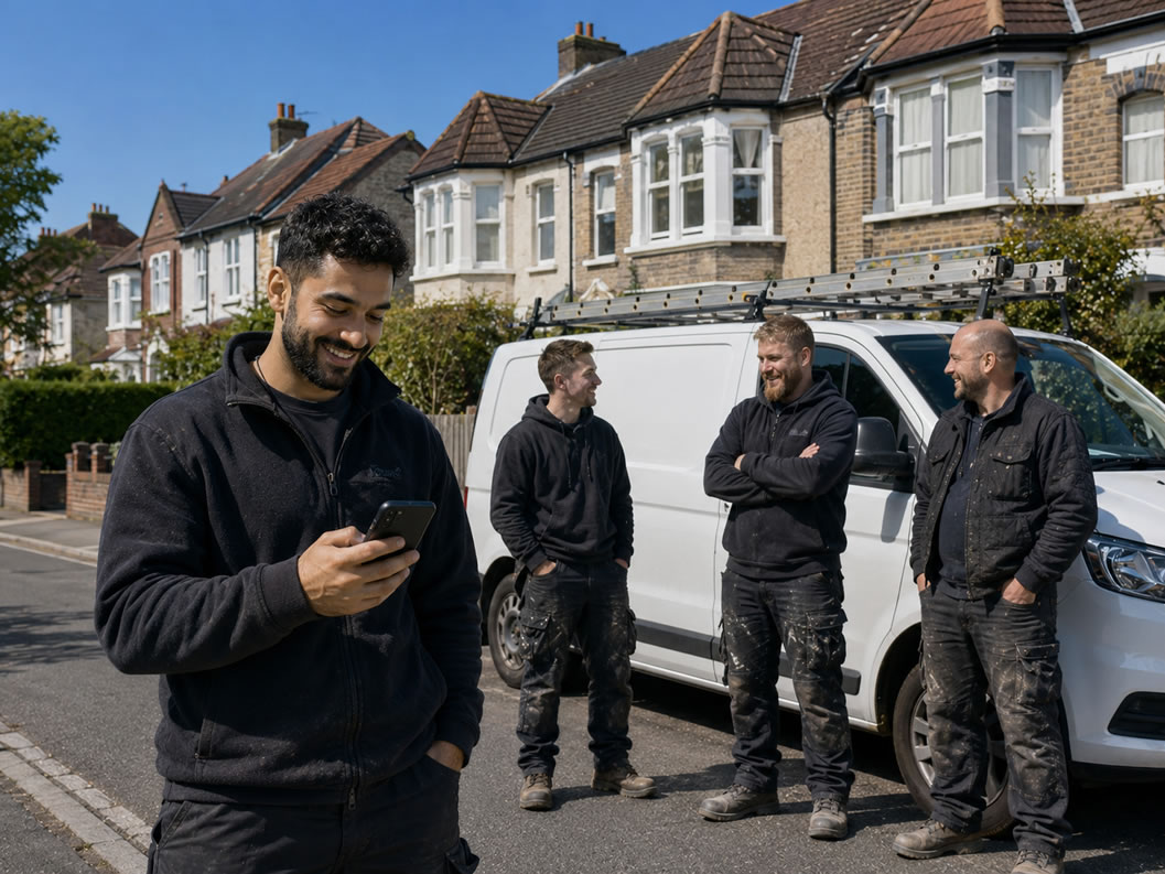 Roofing job leads delivered to mobile app
